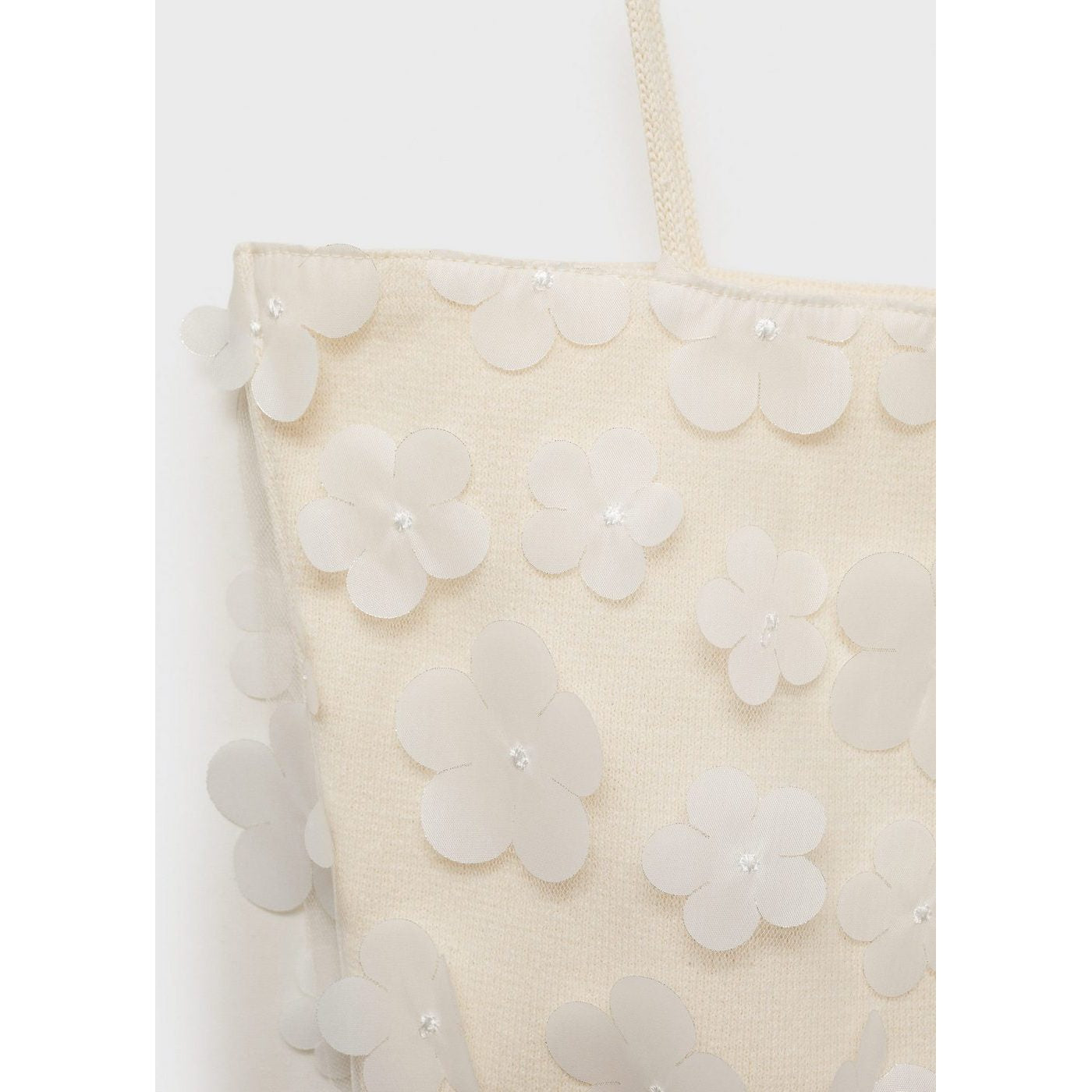 Top À Fleurs En Relief