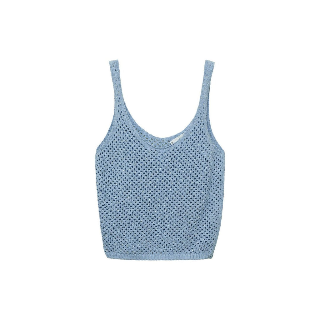 Top Maille Détail Strass