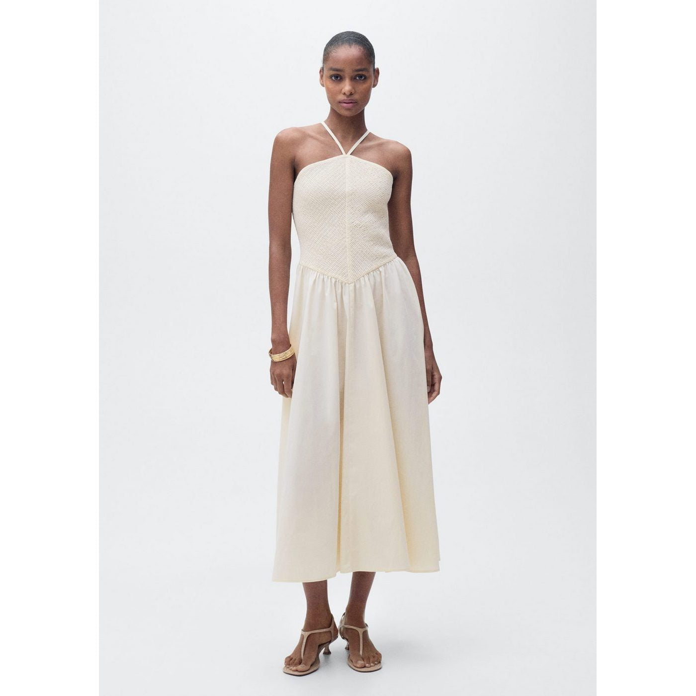 Robe À Emmanchures Américaines Combinée