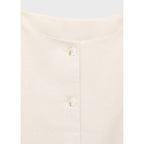 Robe Courte Boutonnée En Lin Mélangé
