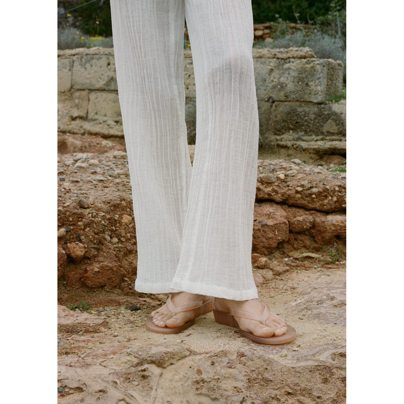 Pantalon Ramie Fluide Avec