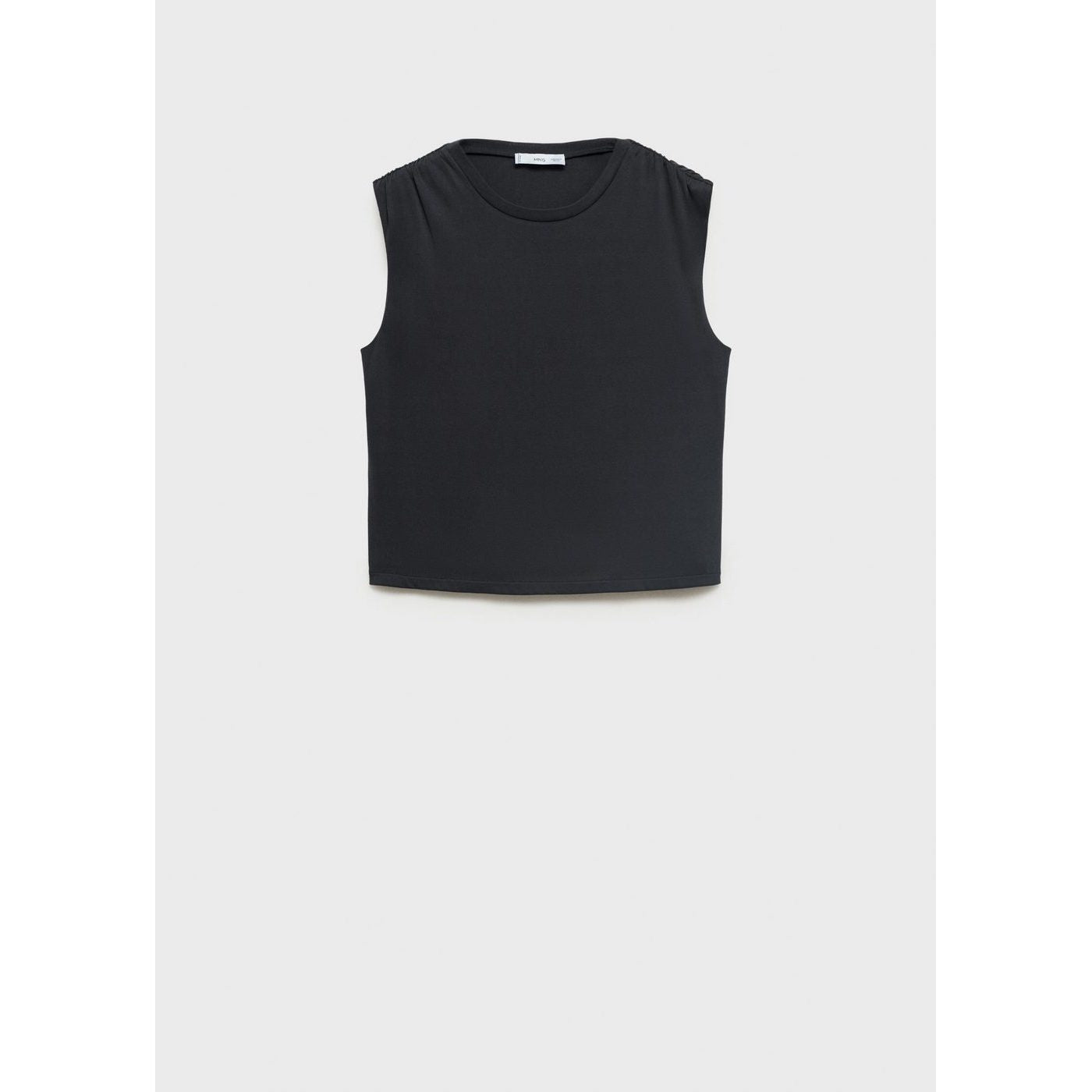 T-Shirt Fluide Épaules Froncées