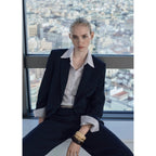 Veste De Costume Fines Rayures