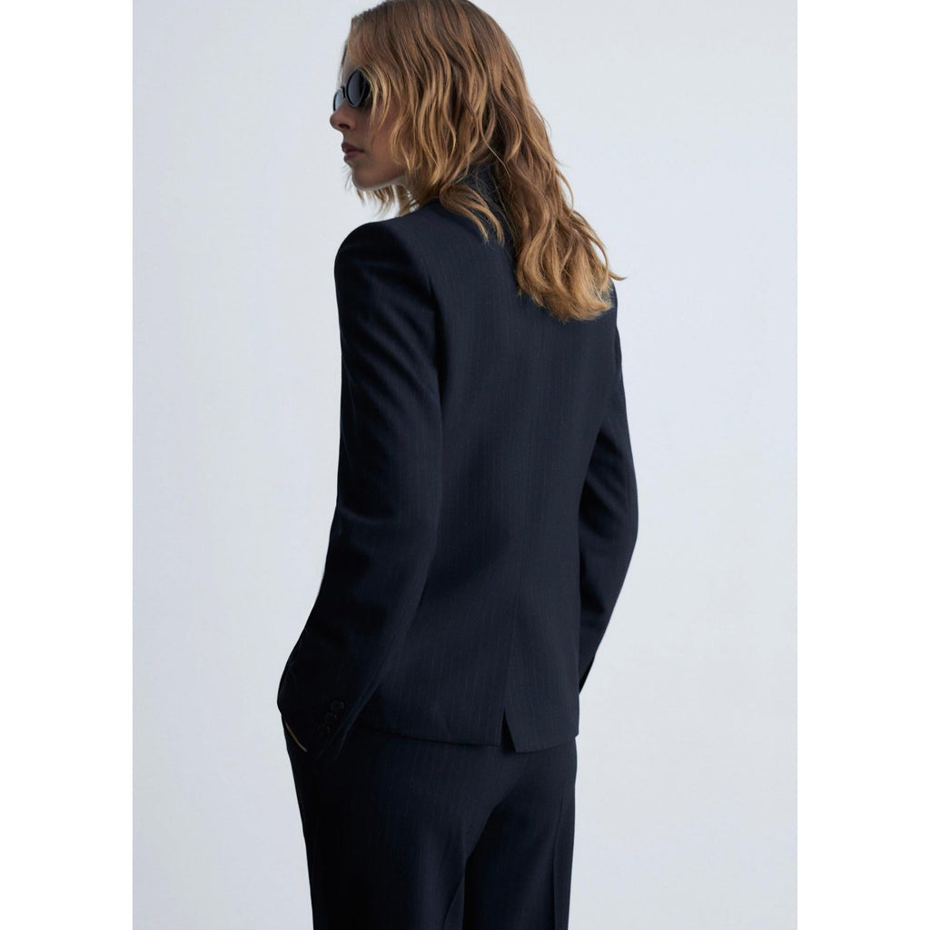 Veste De Costume Fines Rayures