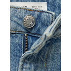 Short En Jean Taille Haute Avec Poches