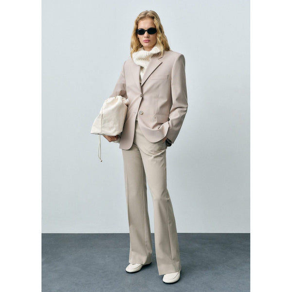 Blazer Droit Structuré
