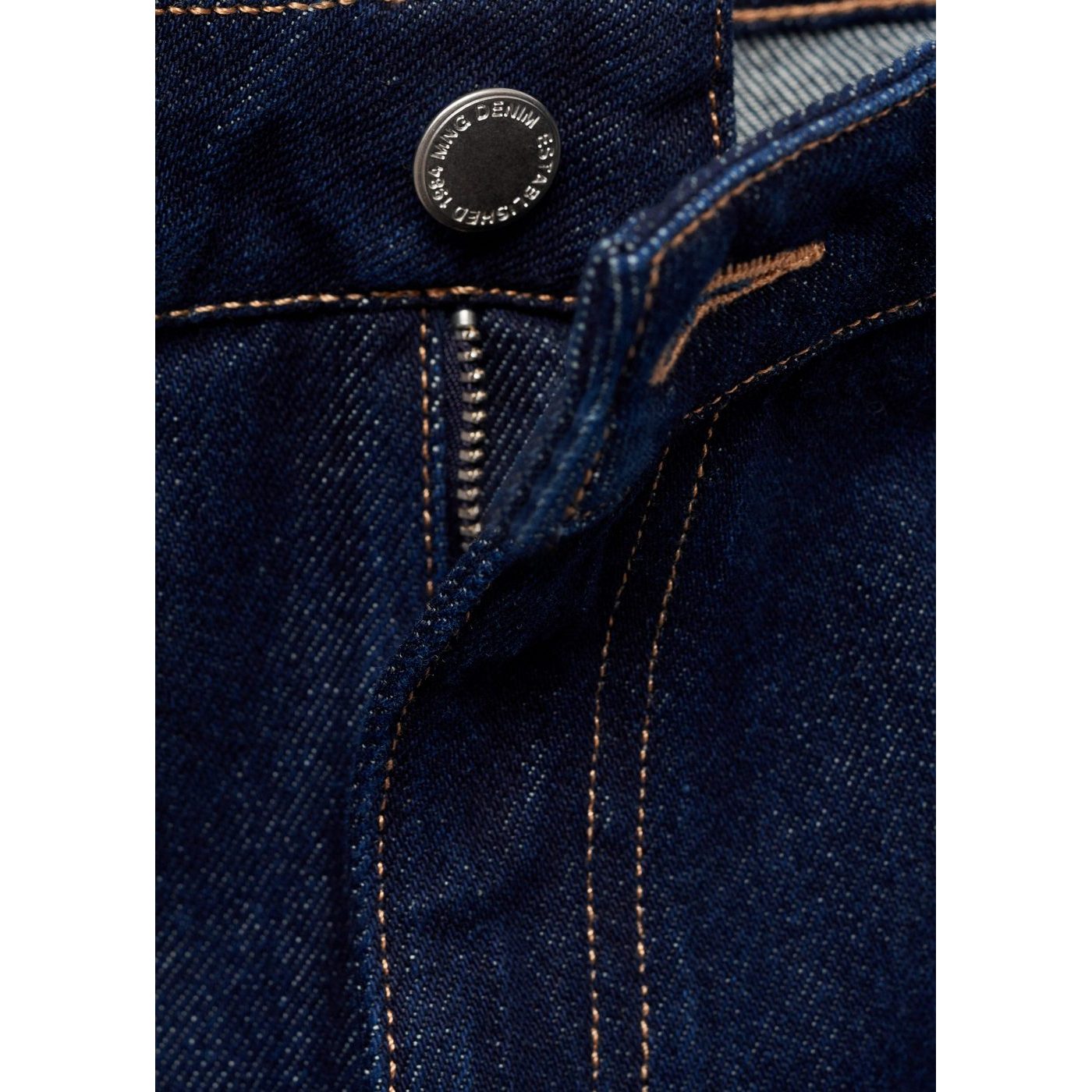 Jean Wideleg Taille Haute Rinse Wash