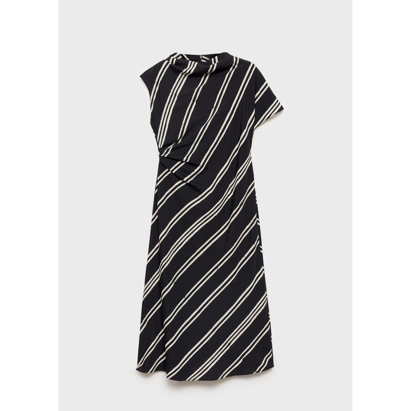 Robe Midi Imprimé À Rayures