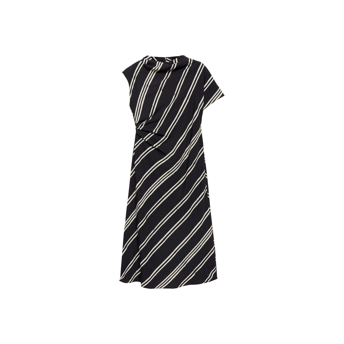 Robe Midi Imprimé À Rayures