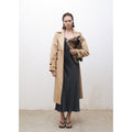 Robe Soie Encolure Drapée