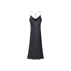 Robe Soie Encolure Drapée