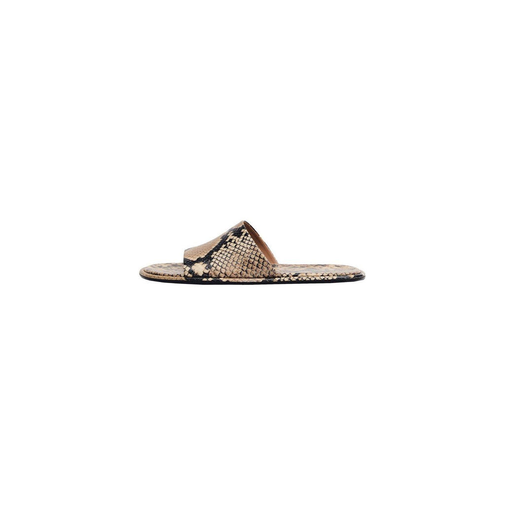 Sandale Cuir Imprimé Animal