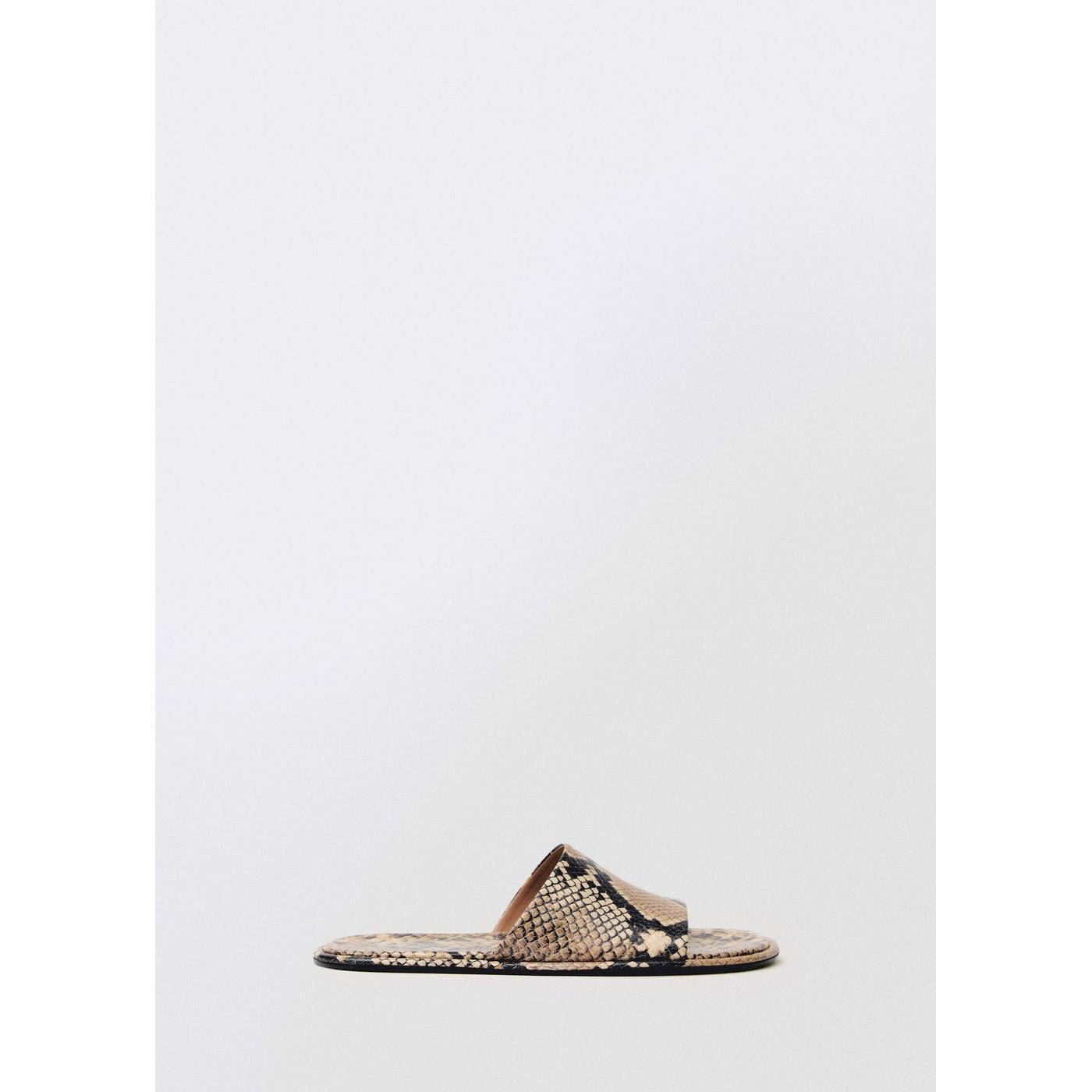 Sandale Cuir Imprimé Animal