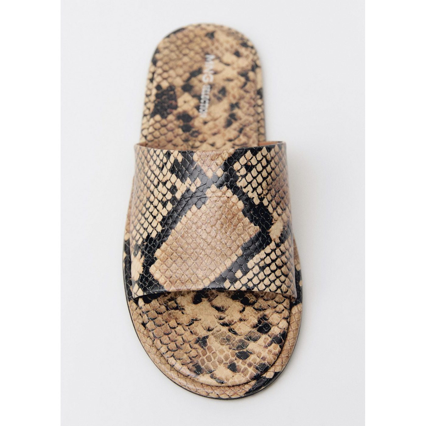 Sandale Cuir Imprimé Animal
