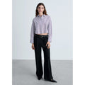 Chemise Crop Rayures