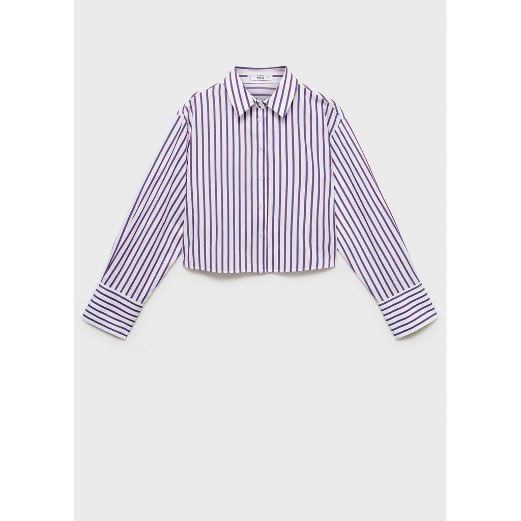 Chemise Crop Rayures