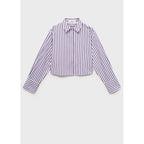 Chemise Crop Rayures