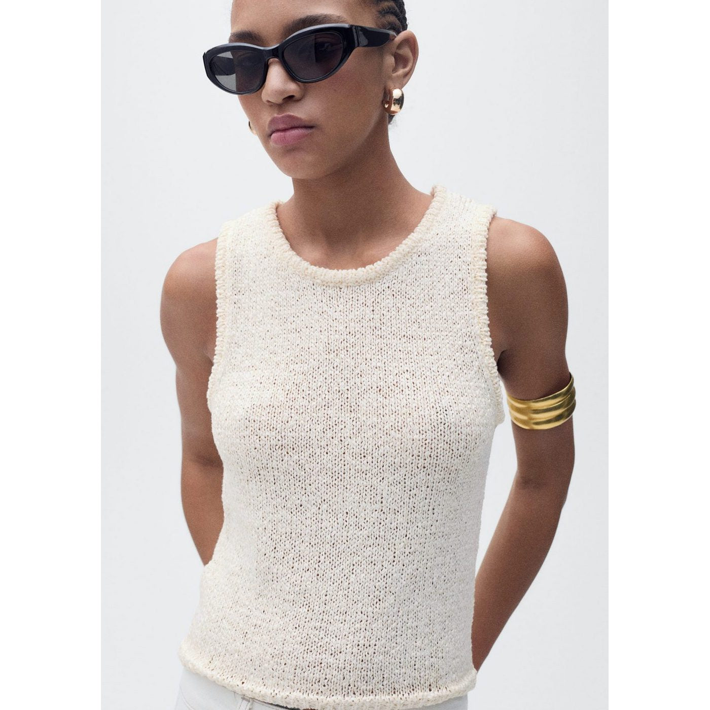 Top Crochet Bretelles