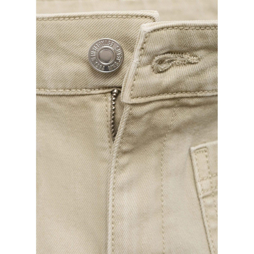 Jean Flare Crop Poches