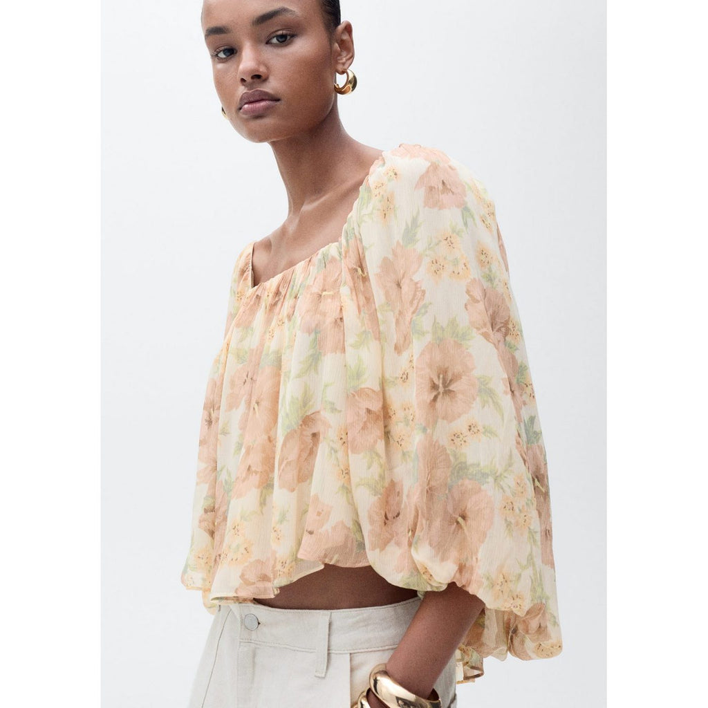 Blouse À Dos Ouvert