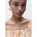 Blouse À Dos Ouvert