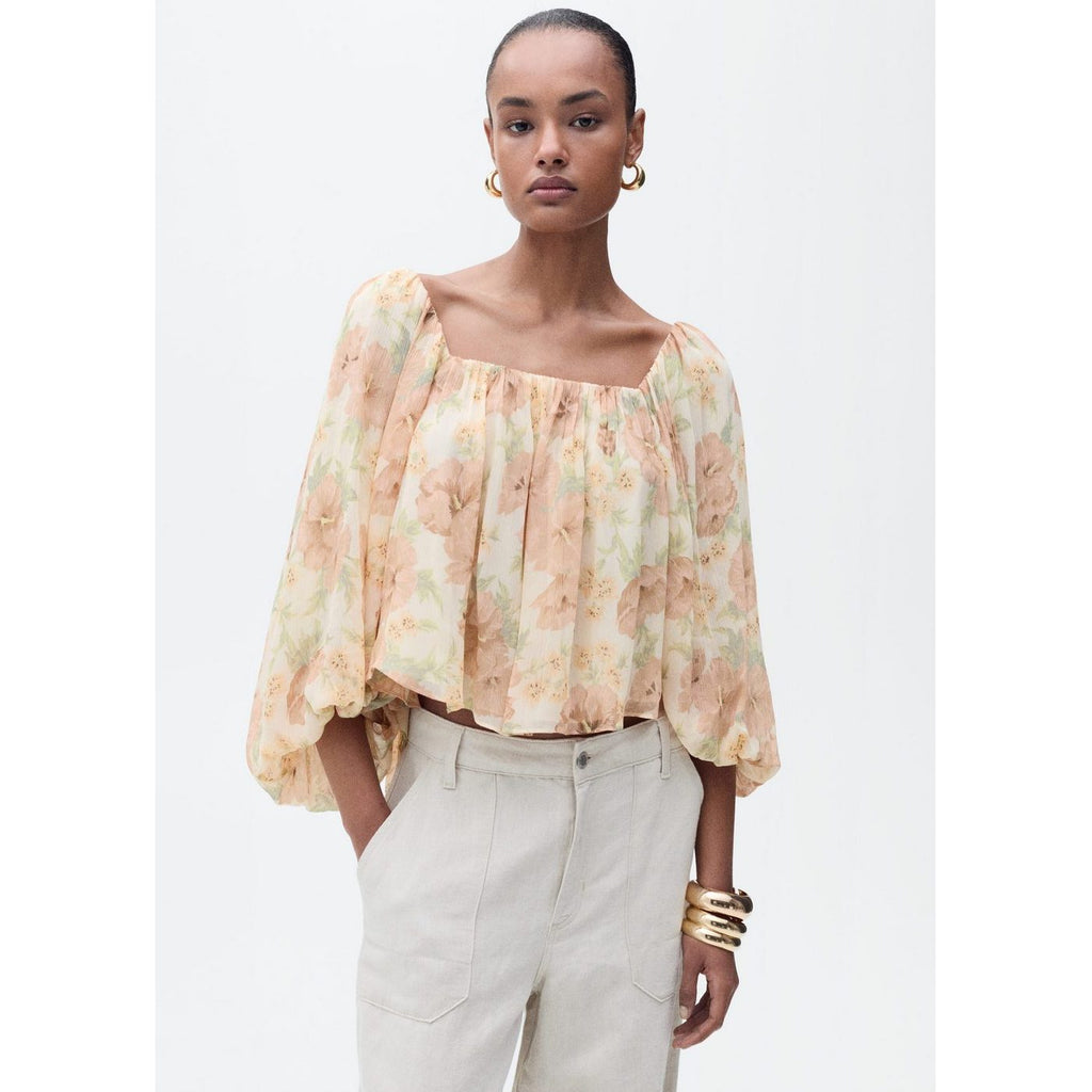 Blouse À Dos Ouvert