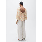 Blouse À Dos Ouvert