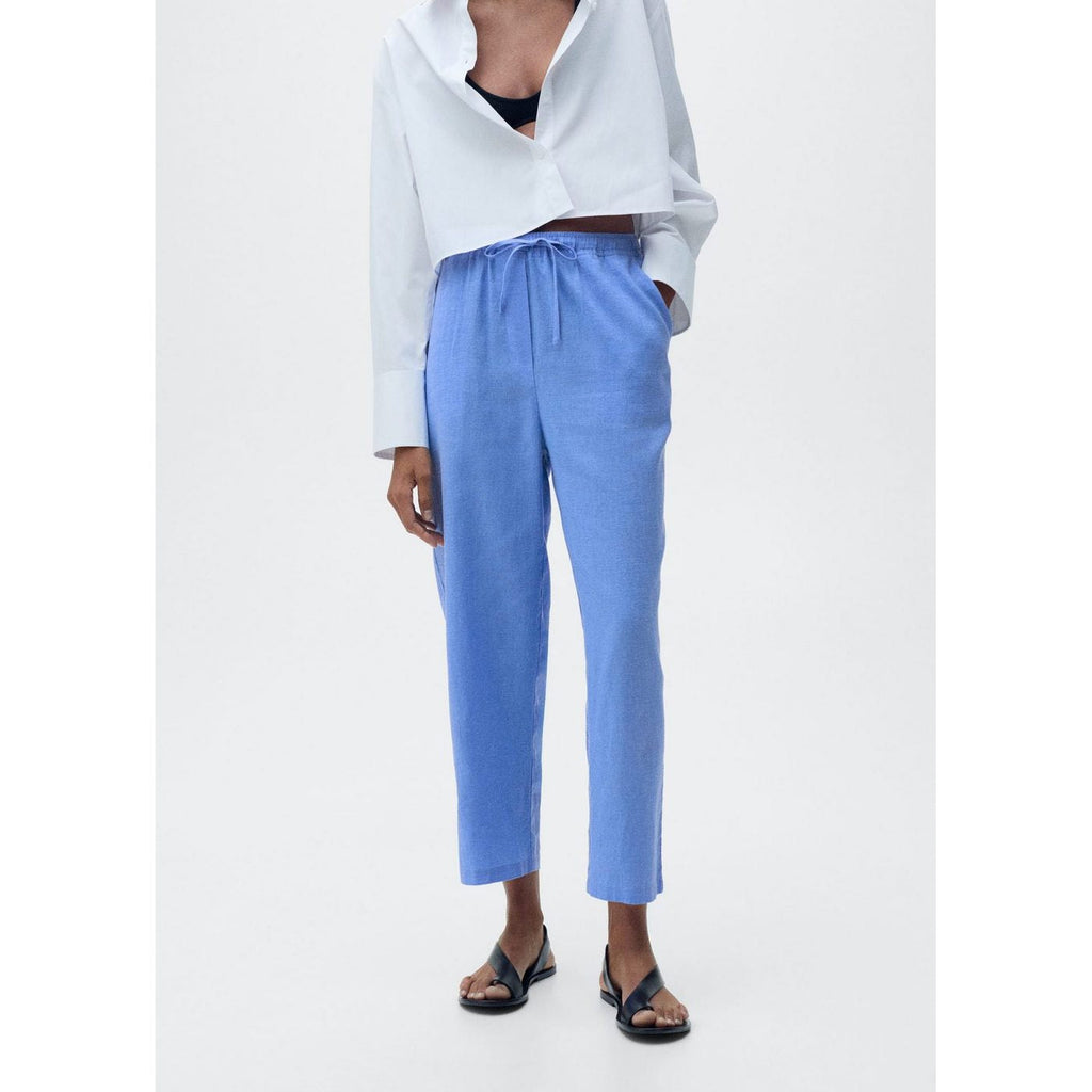 Pantalon Droit Lin