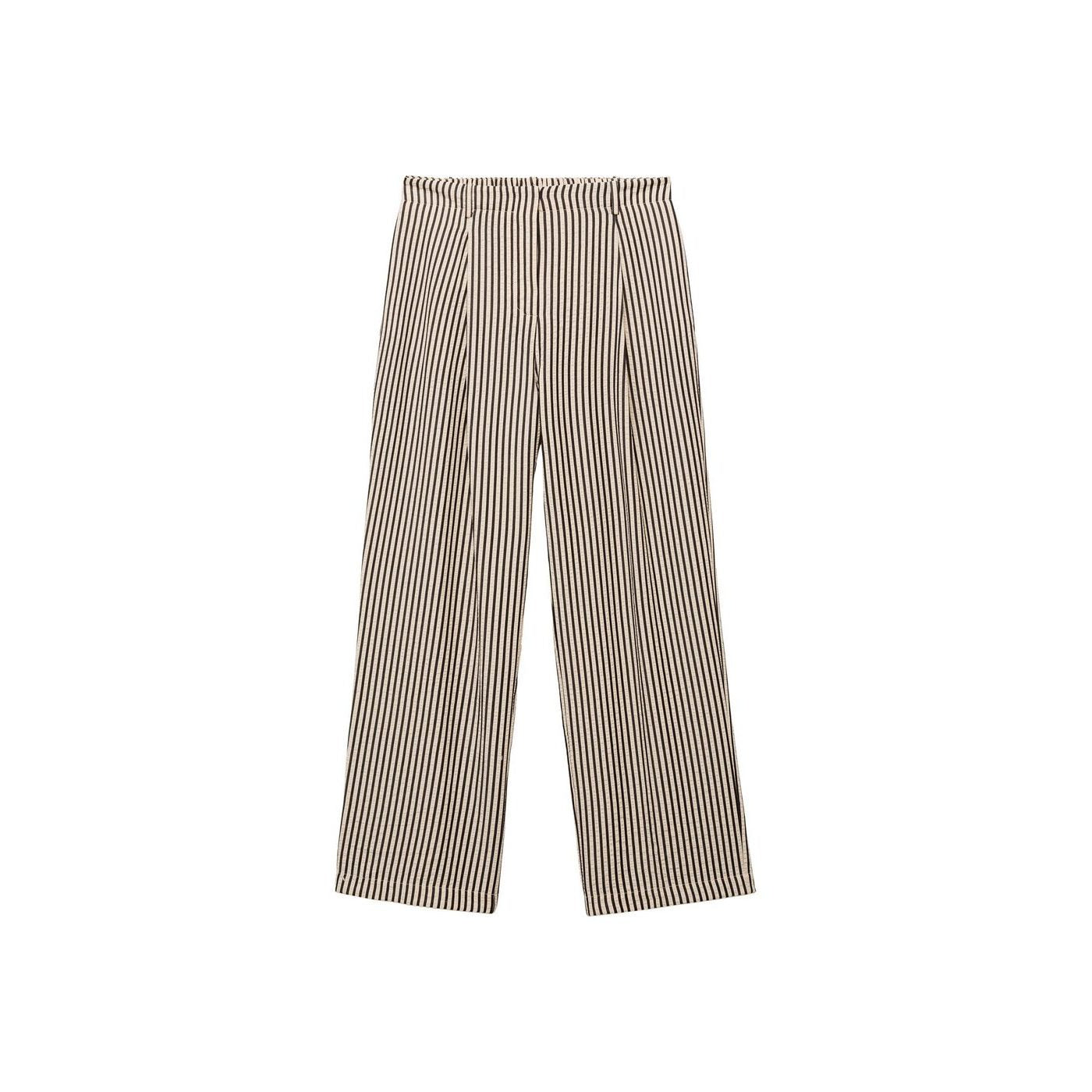 Pantalon Rayures Texturé