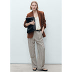 Pantalon Rayures Texturé