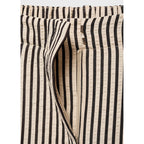 Pantalon Rayures Texturé