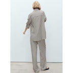 Pantalon Rayures Texturé