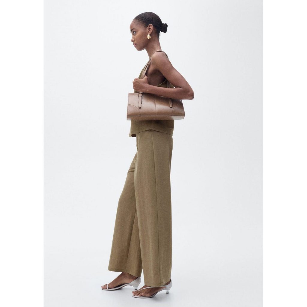 Pantalon Palazzo Crop