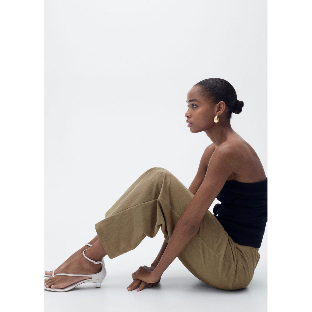 Pantalon Palazzo Crop