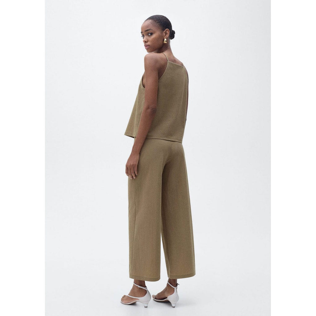 Pantalon Palazzo Crop