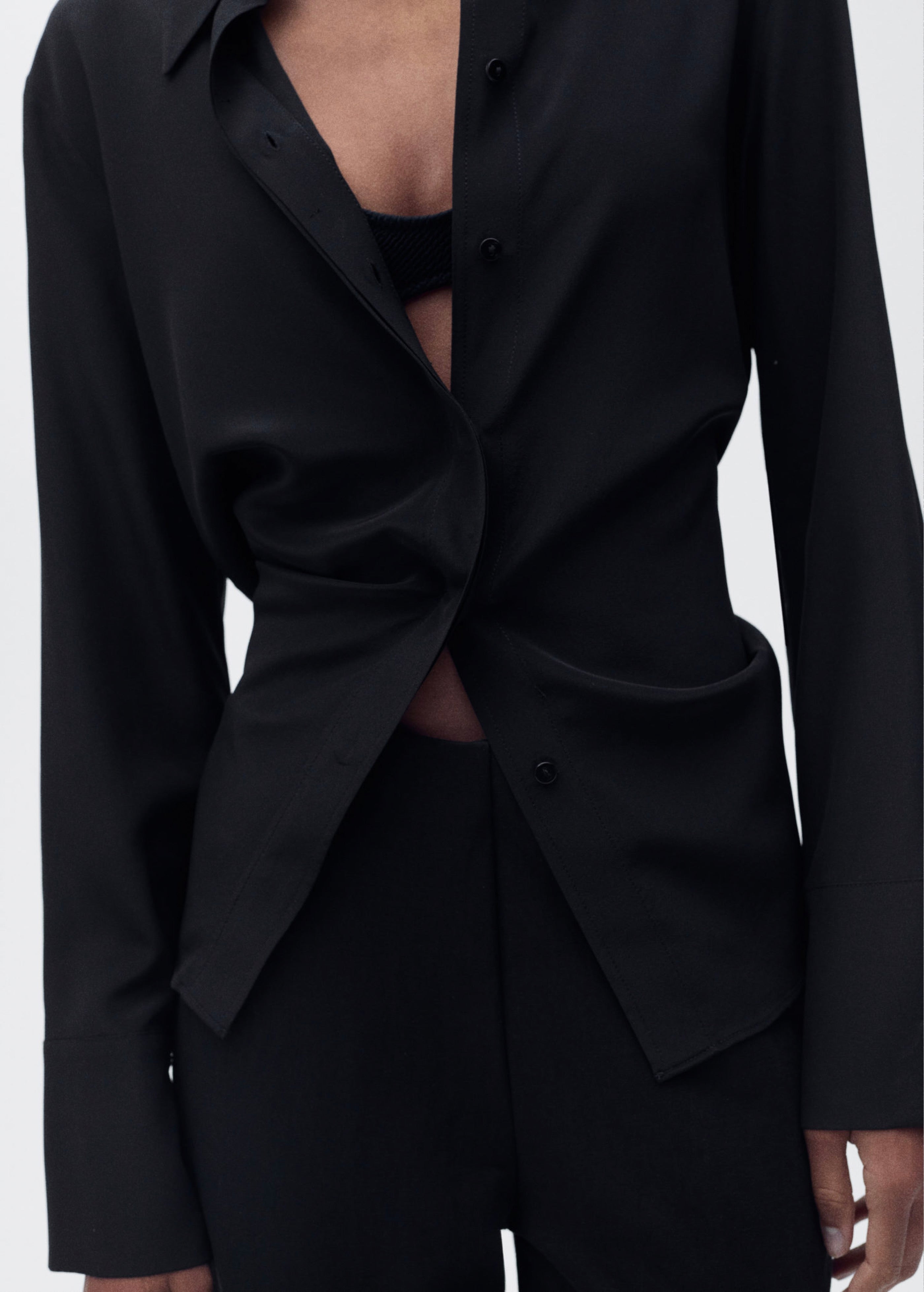 Pantalon Palazzo Crop