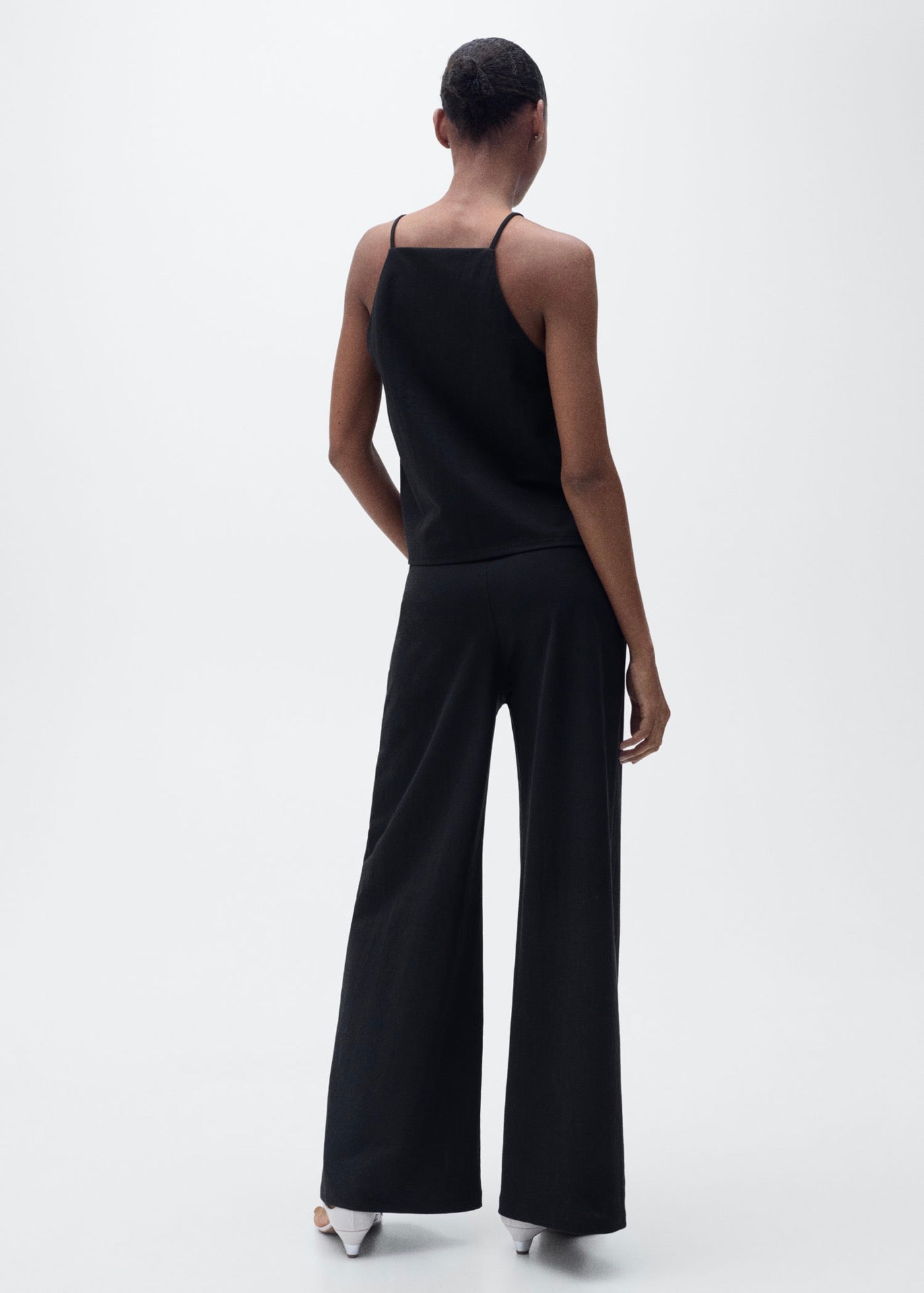 Pantalon Palazzo Crop