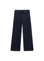 Pantalon Denim Wideleg Ceinture