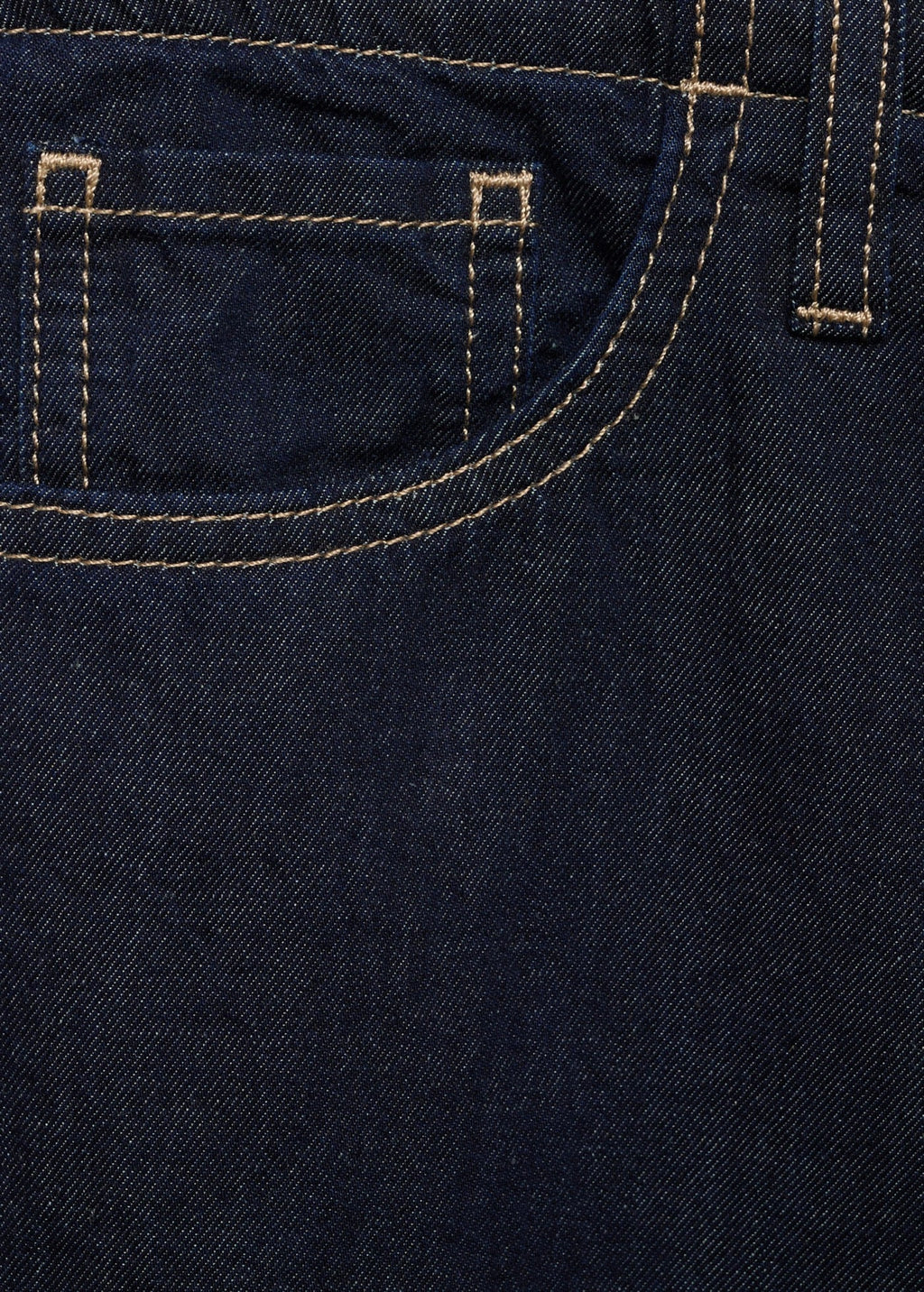 Pantalon Denim Wideleg Ceinture