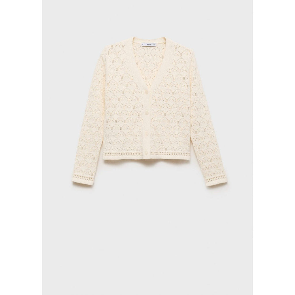 Cardigan Maille Détails Ajourés