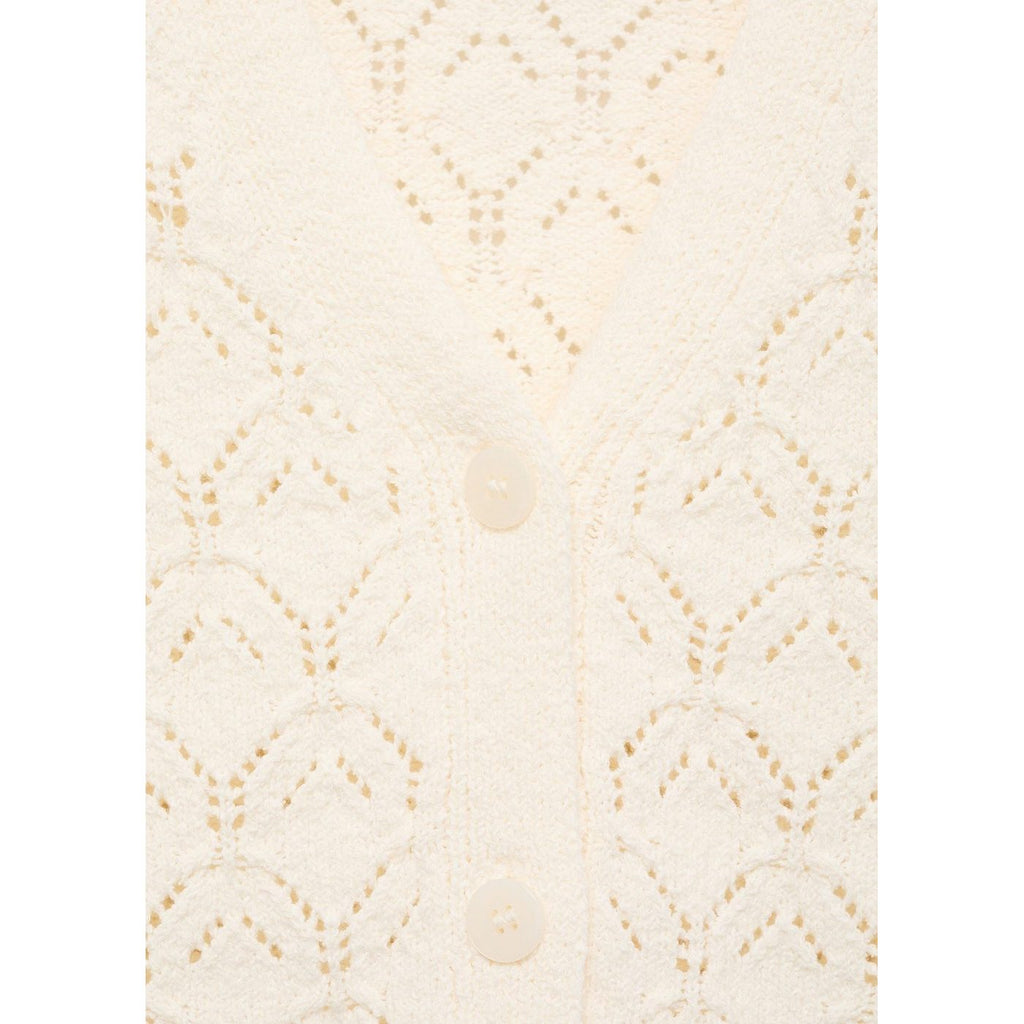 Cardigan Maille Détails Ajourés