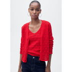 Cardigan Maille Détails Ajourés