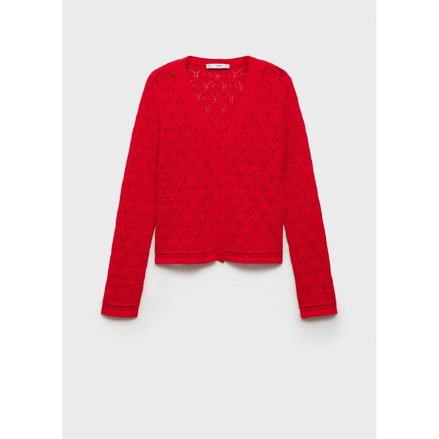 Cardigan Maille Détails Ajourés