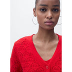 Cardigan Maille Détails Ajourés