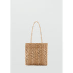 Sac Fibres Naturelles Anneaux Métalliques