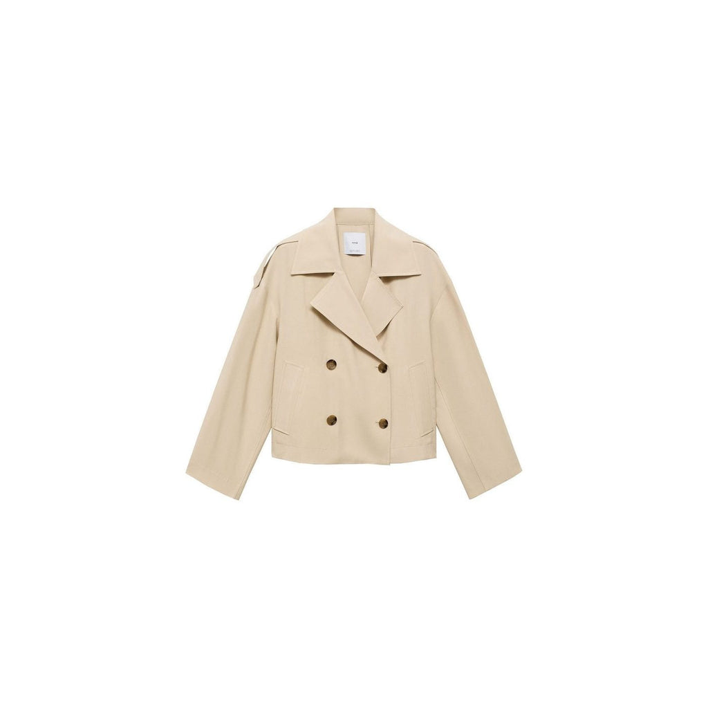Trench Crop Double Boutonnage
