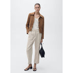 Pantalon Lin À Pinces