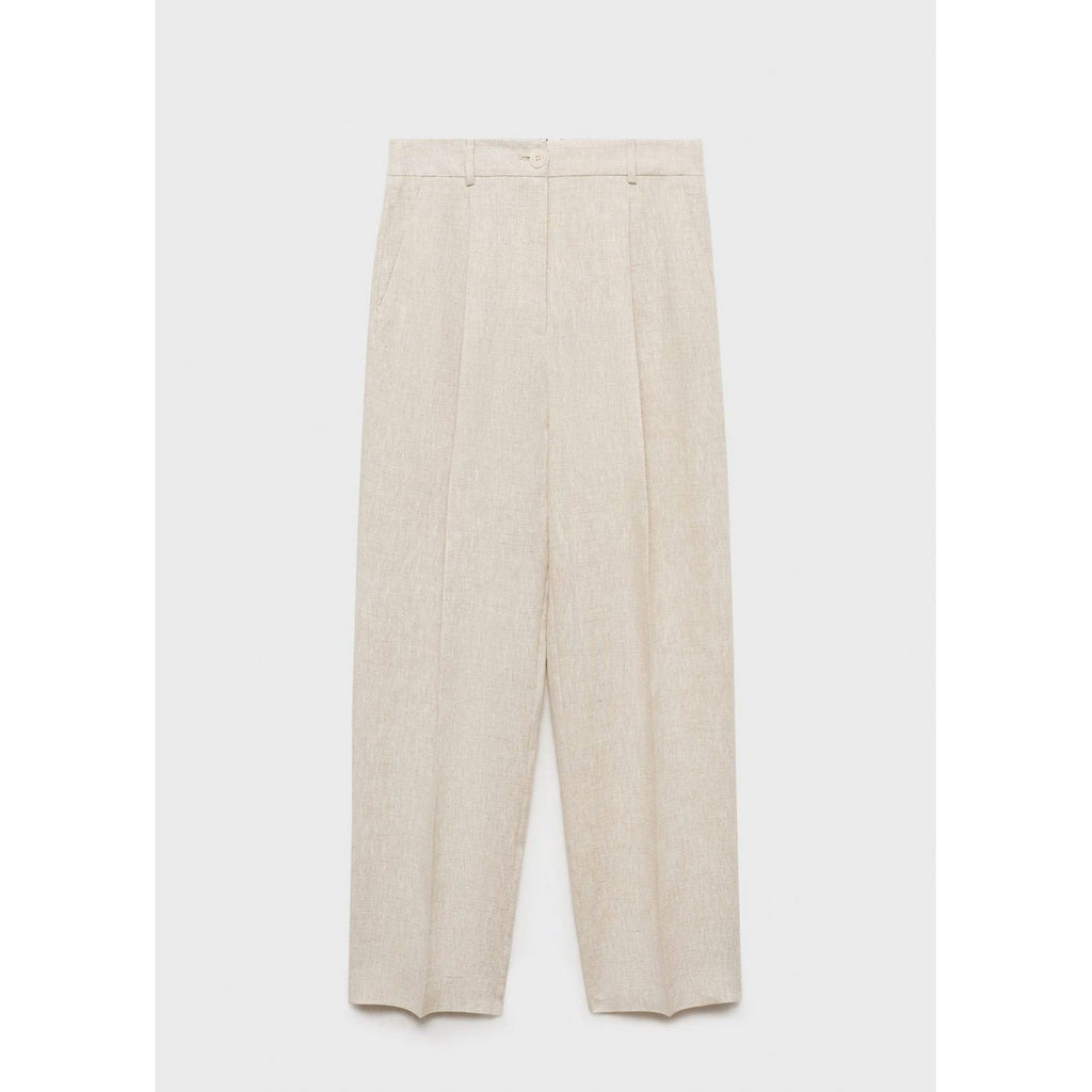 Pantalon Lin À Pinces