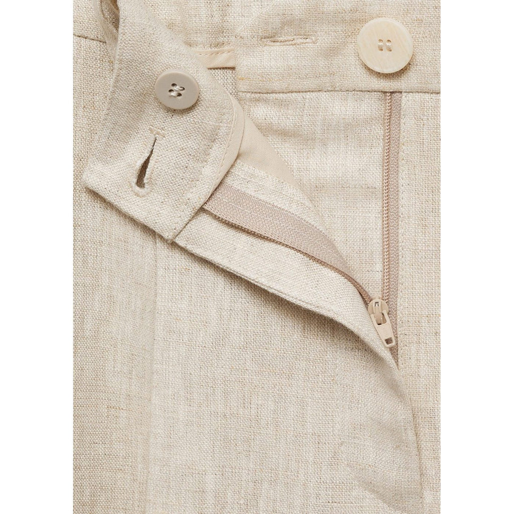 Pantalon Lin À Pinces