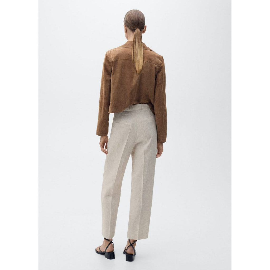 Pantalon Lin À Pinces